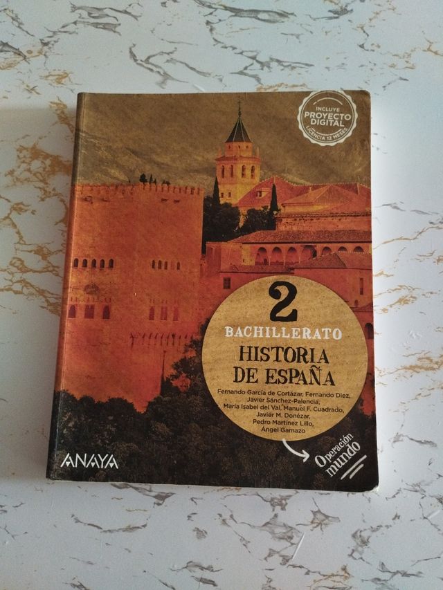 Libro Historia de España 2 Bach