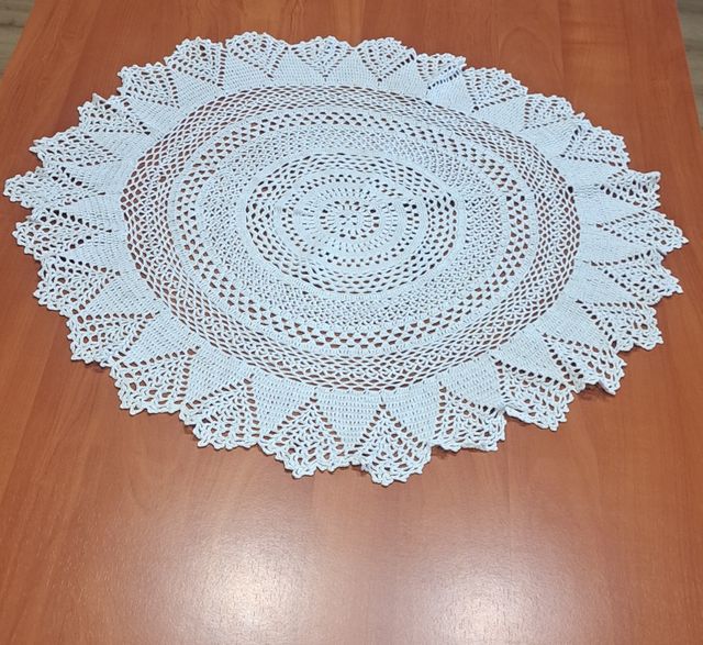 Centro de mesa de ganchillo