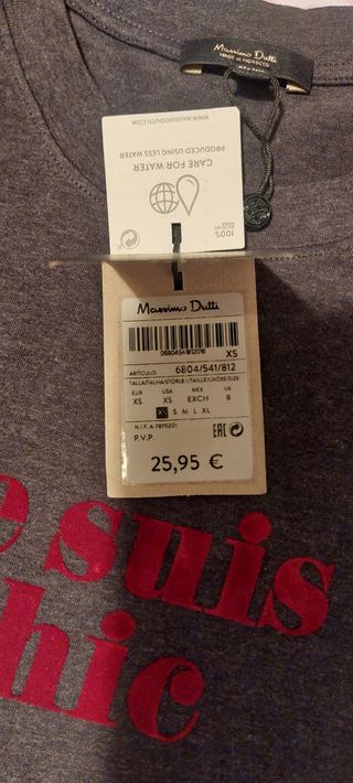 Camiseta XS a estrenar 