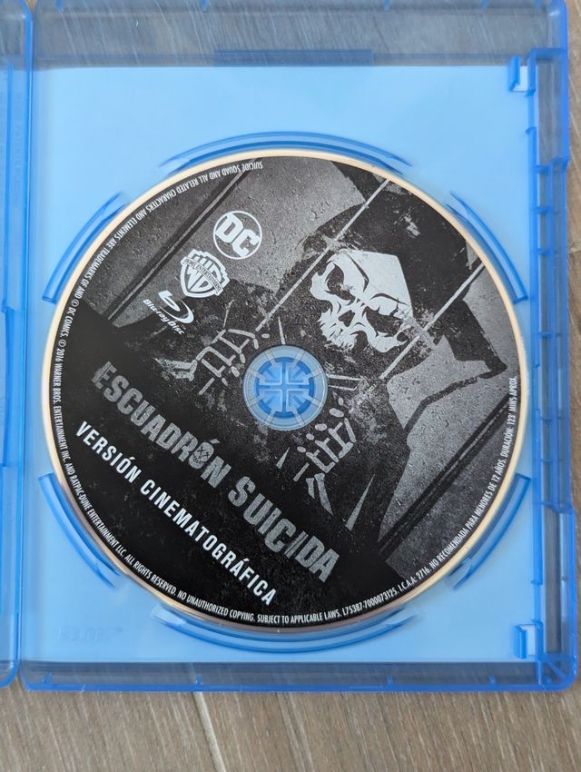 Escuadrón suicida bluray con extras