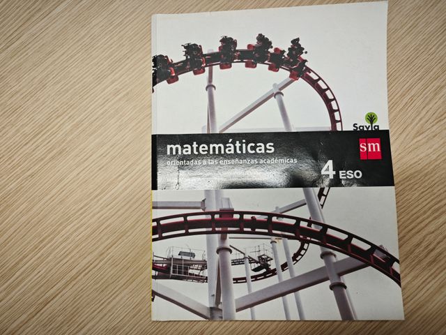 Matemáticas 4 ESO. Savia (SM)