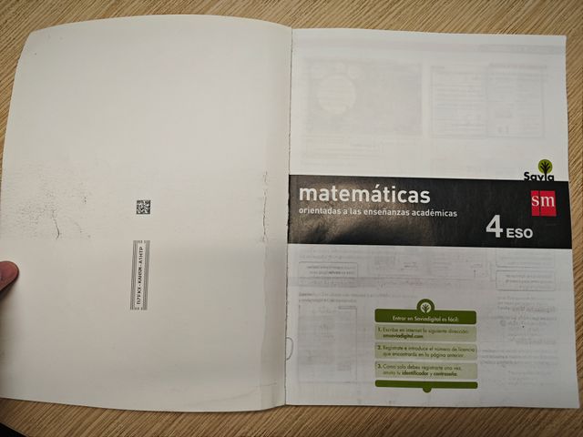 Matemáticas 4 ESO. Savia (SM)
