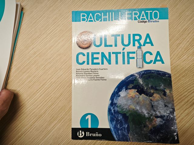 CULTURA CIENTIFIFICA BRUÑO 1 BACHILLERATO PROFESOR