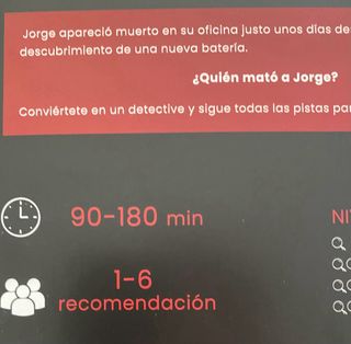 Juego: Caso Sincharro