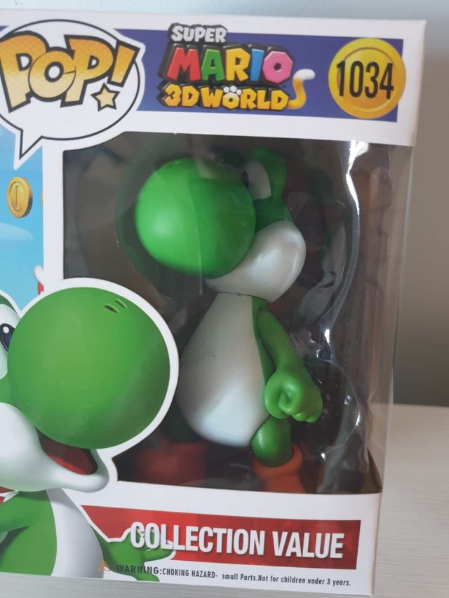 Yoshi Super Mario figura nueva En caja