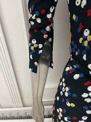 Vestido largo lunares