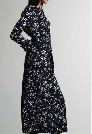 Vestido largo lunares