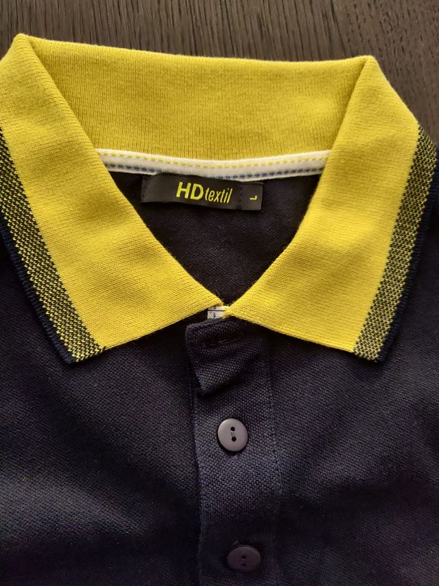 Polo homem azul escuro nunca usado