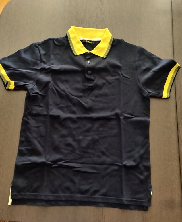 Polo homem azul escuro nunca usado