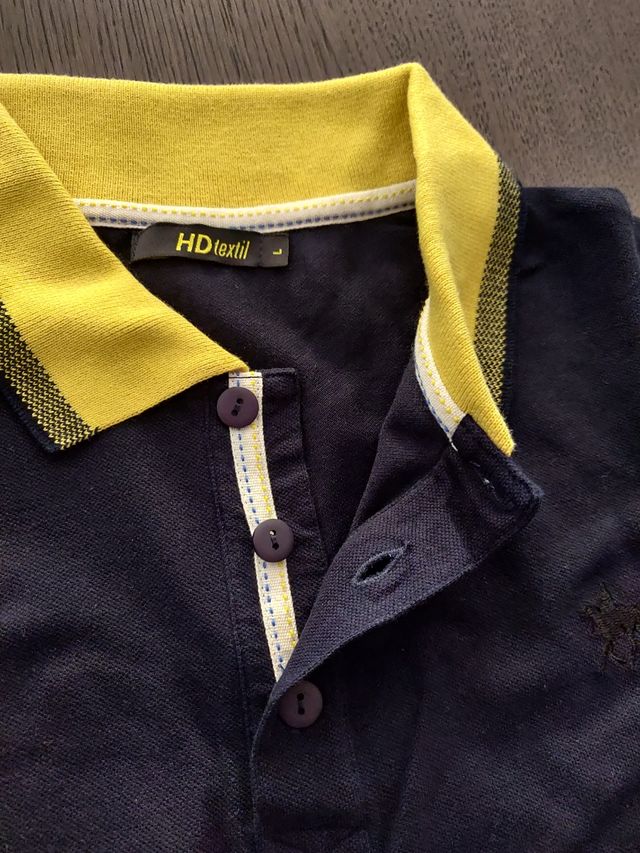 Polo homem azul escuro nunca usado