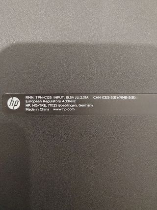 Ordenador portátil hp 