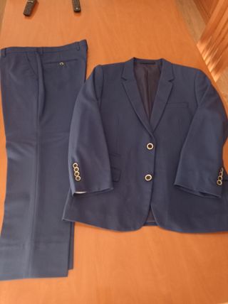 Traje de vestir niño azul