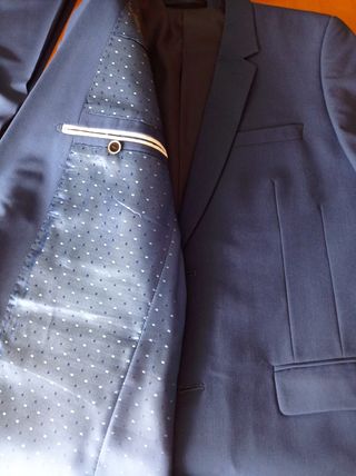 Traje de vestir niño azul
