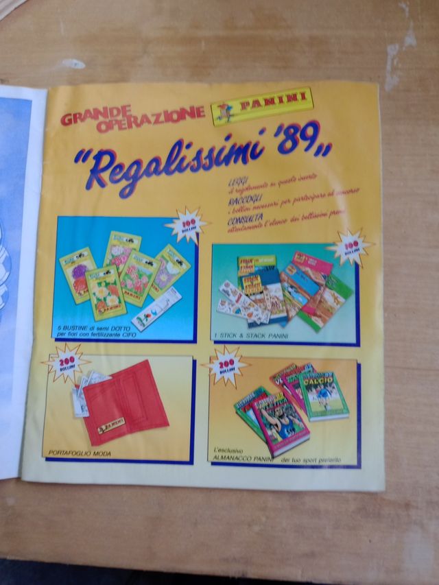 PALLA AL CENTRO PER RUDY ALBUM 1989