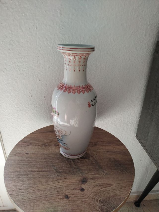 Antiguo Jarrón porcelana china