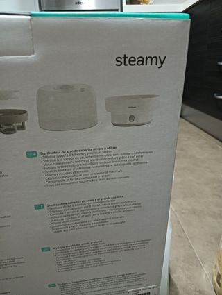 Esterilizador eléctrico steamy nuevo