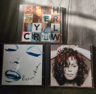 4 cd - Madonna-Janet Jackson-Sheryl Crow-L. Hill 