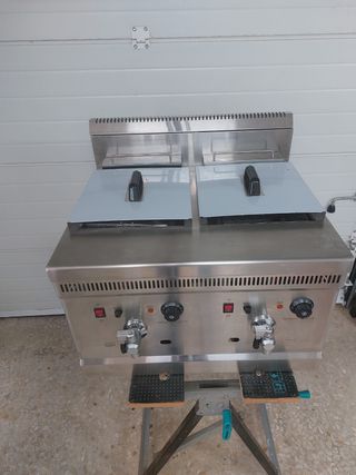 Freidora doble a gas 18L