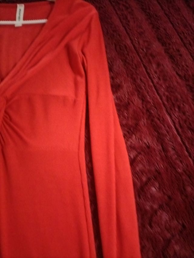 Vestido medio largo mujer