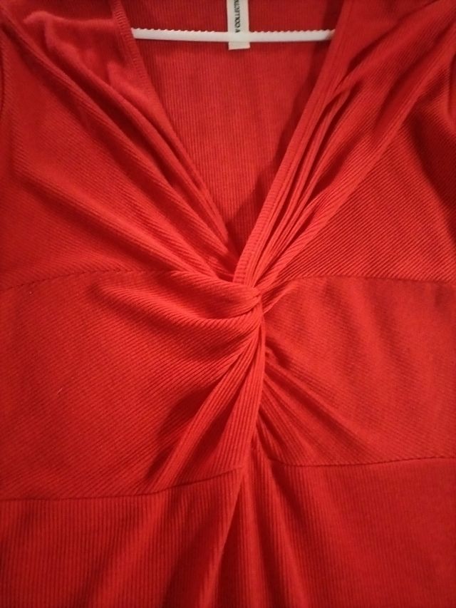 Vestido medio largo mujer