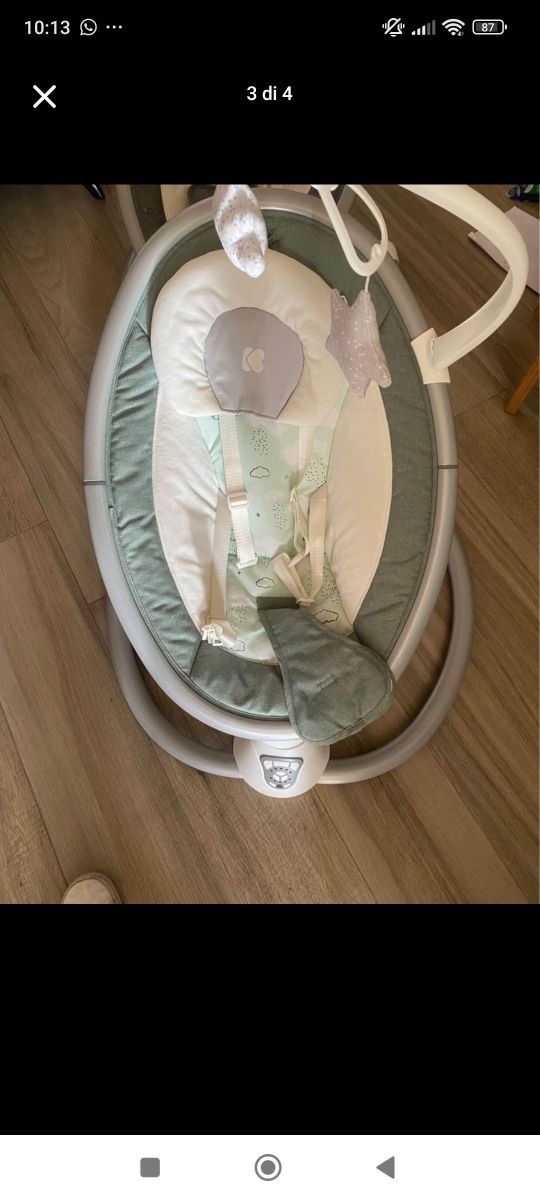 Sdraietta a dondolo elettrica