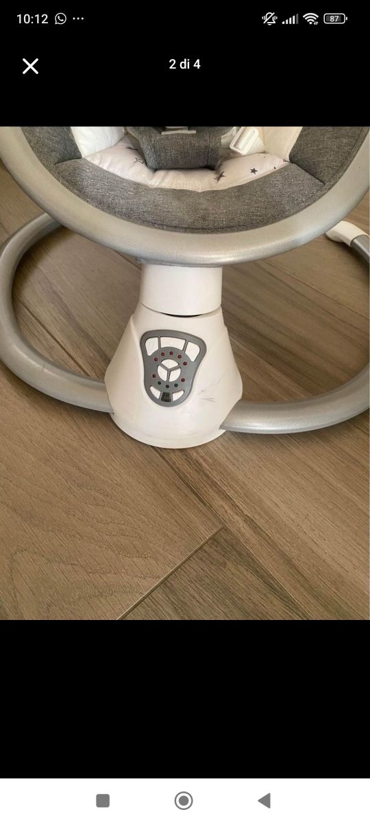 Sdraietta a dondolo elettrica