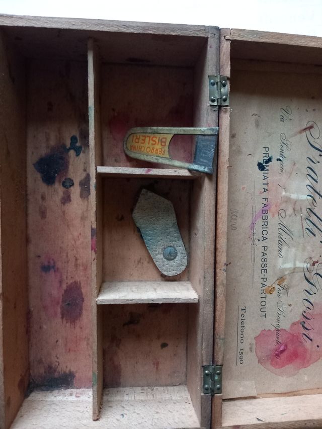 Scatola da pennini ditta F.lli Grossi