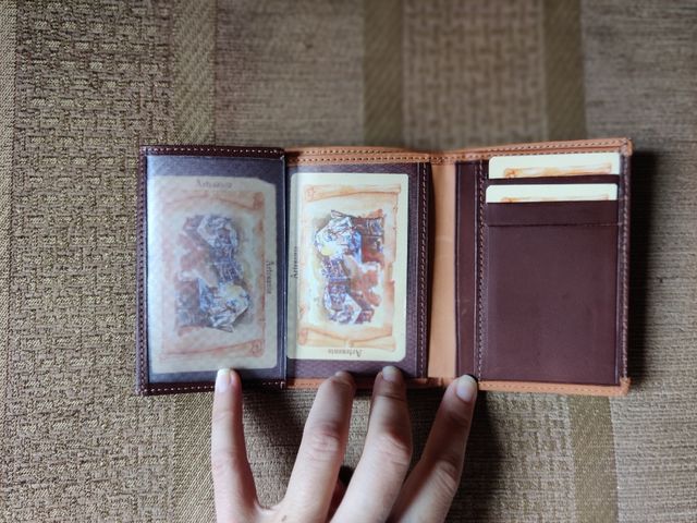 Billetera de piel unisex NUEVA