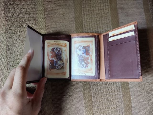 Billetera de piel unisex NUEVA