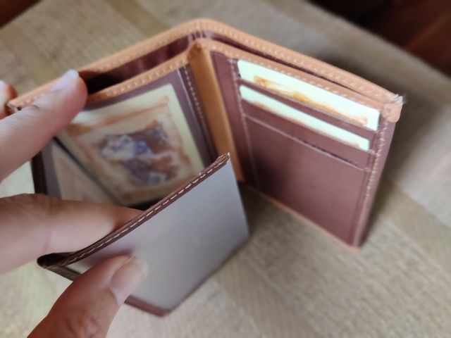 Billetera de piel unisex NUEVA