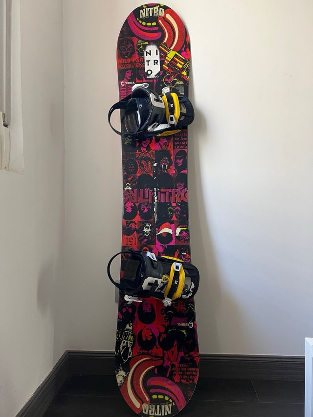 Tabla snow nitro con fijaciones nitro