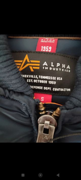 Chaqueta bomber Alpha Industries nueva.