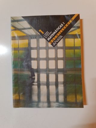 Libros de 1° de bachillerato