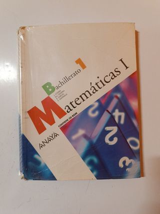Libros de 1° de bachillerato