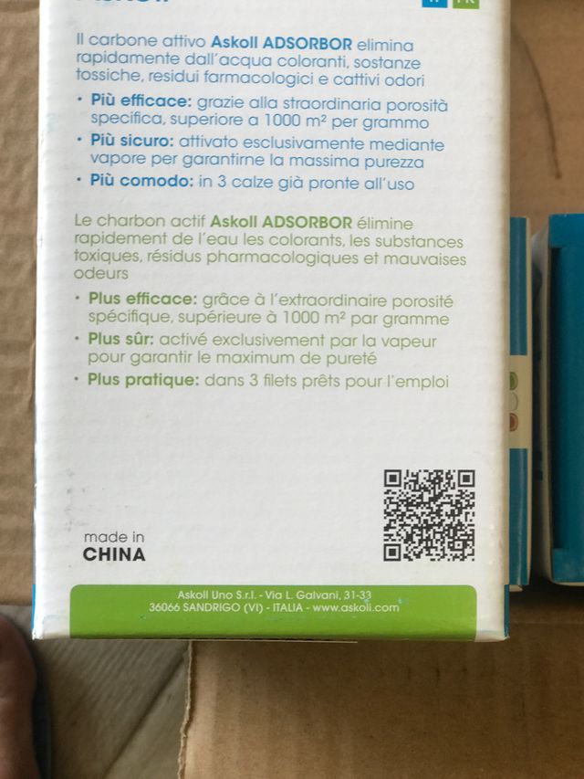 N. 5 CONFEZIONI FILTRI ACQUARIO ASKOLL