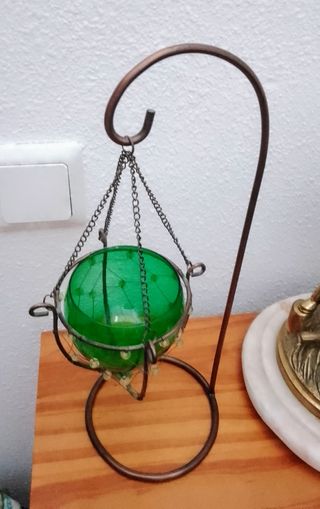30 cms Candelabro colgante cristal 