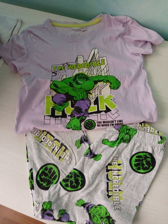 3 pijamas largos de 4-5 y 5-6