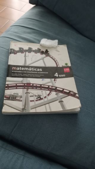 Libro Matemáticas Sm 4Eso Savia 
