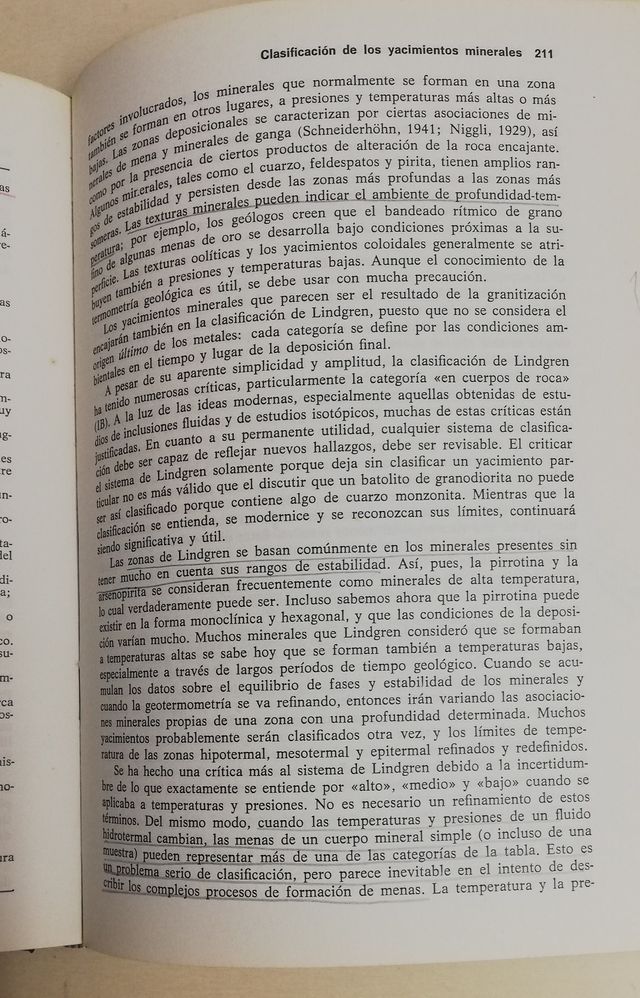 Yacimientos Minerales (Charles F. Park)