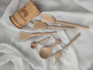 Set de cocina hecho a mano