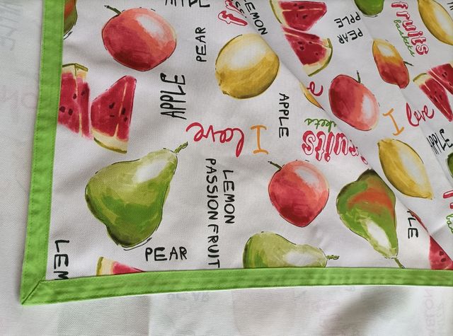 Mantel con servilletas