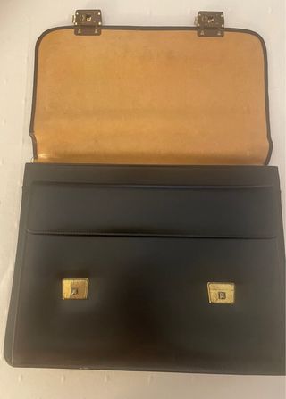 Maletín de piel porta documentos apto para Laptop 