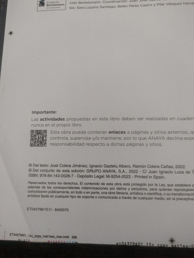 Matemáticas 1°ESO 3trimestre