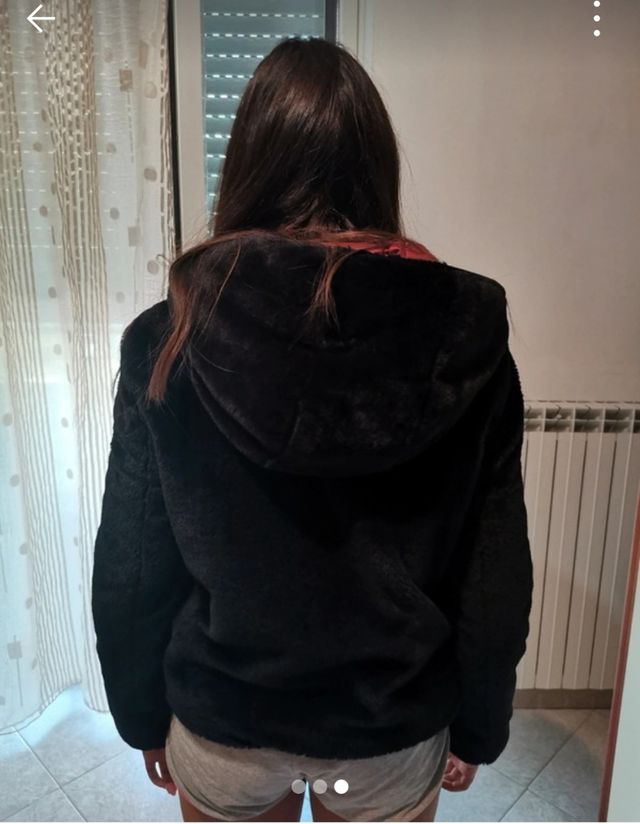 giubbotto ragazza pelliccia sintetica