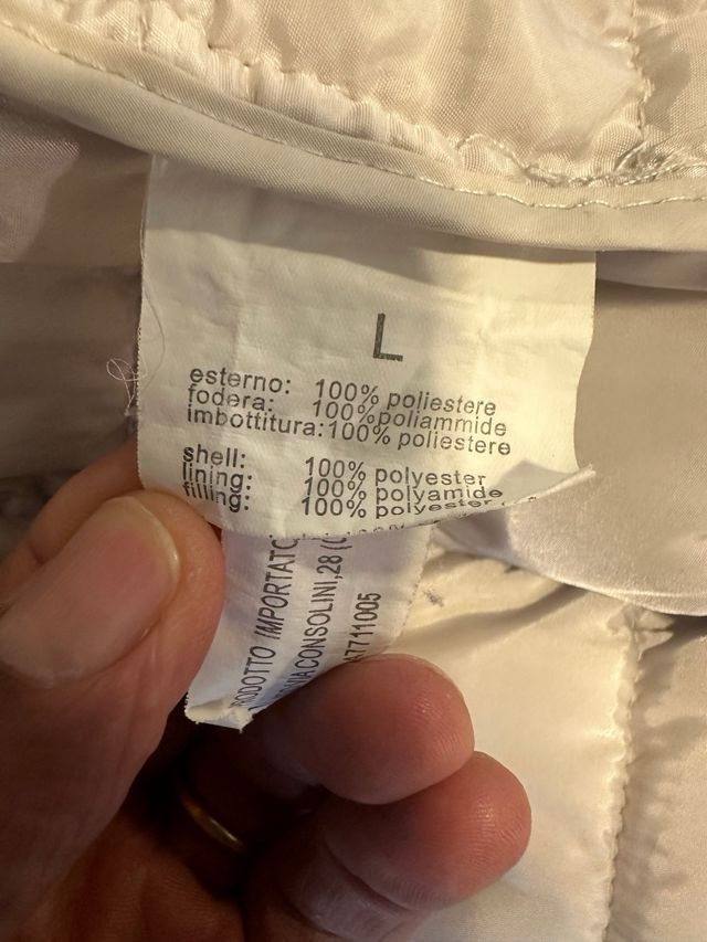 Giacca imbottita taglia L.