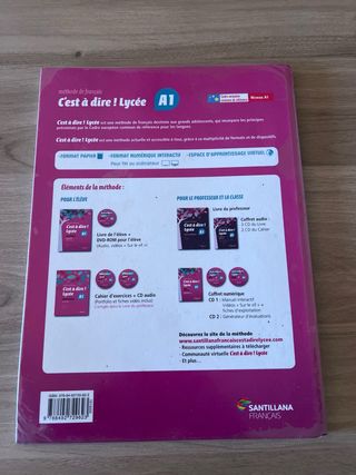 Libro francés 1 bachiller