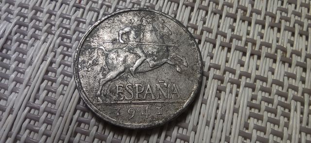5 céntimos 1941 España