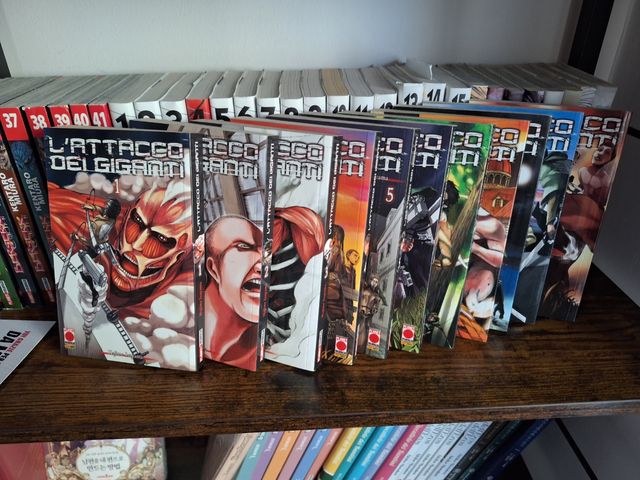 L'attacco Dei Giganti, manga, serie da 1-10 + 12