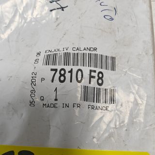 MOLDURA CENTRAL PARACHOQUE DELANTERO PEUGEOT 607