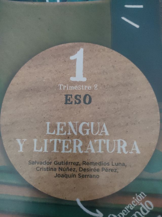 Lengua y literatura 1°ESO 2°trimestre